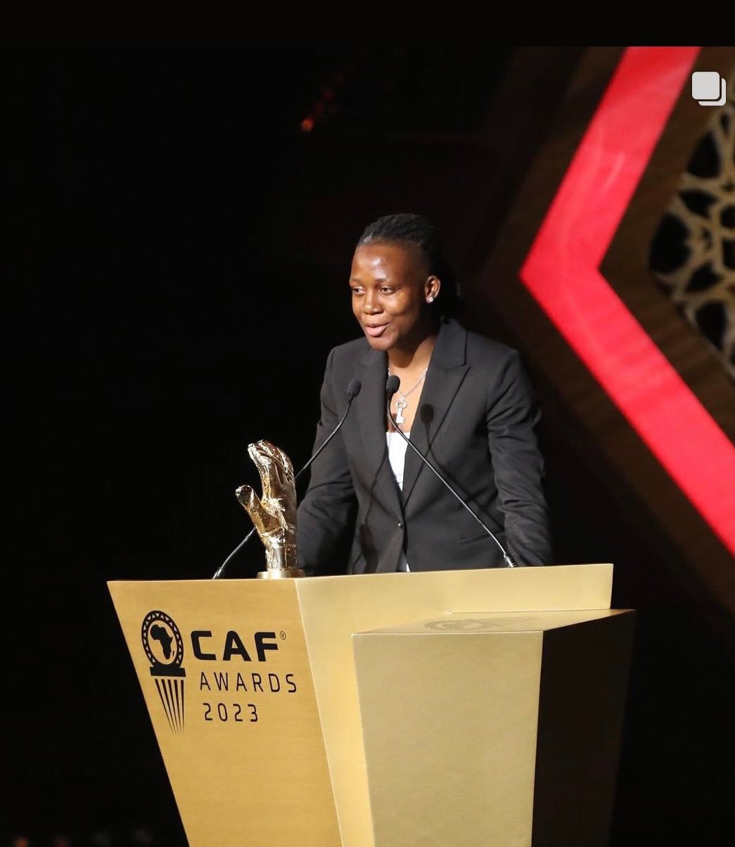 Chiamaka Nnaedozie Of Nigeria Wins CAF 2023 Women’s Goalkeeper Of The Year