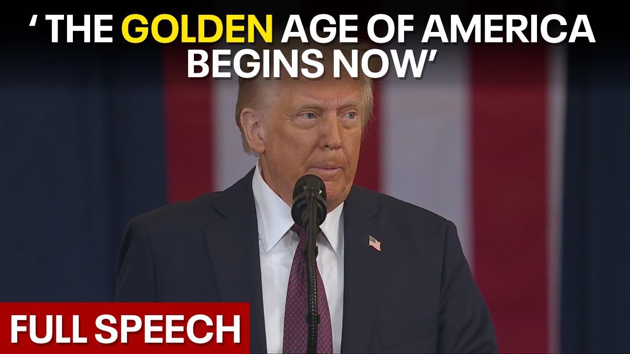 Trump 2.0 Presidency Begins: Full Speech of President Donald Trump at His 2nd Inauguration