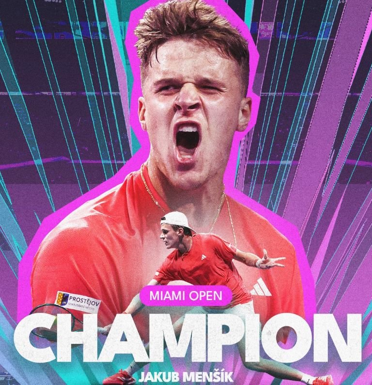 Jakub Mensik Shocks Djokovic to Win First ATP Title at Miami Open