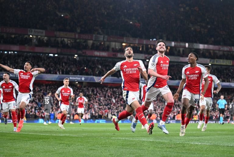 UEFA Champions League: Arsenal Dominate Real Madrid 3-0 in Champions League Quarter-Final First Leg