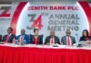 Zenith Bank Shareholders Approve ₦5.00 Dividend at AGM