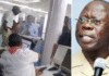 Oshiomhole Responds to Air Peace After Missing Flight, Denies Shutting Down Lagos Airport