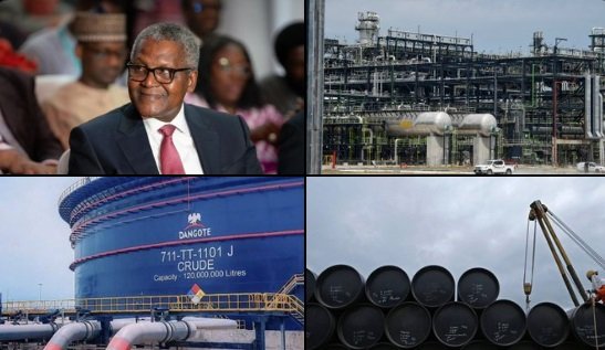 dangote and crude oil production