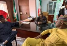 PDP Secretariat Erupts in Chaos, Wike Faction Defeated as Turaki Takes over