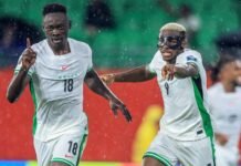 Super Eagles Crush Gabon 4–1 Improving Nigeria’s World Cup Chance