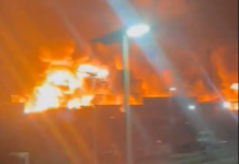 Late-Night Fire Outbreak Guts Building at Alaba Suru, Lagos