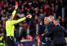 UEFA Champions League: Mourinho Gets a Red Card in a Night of Chaos