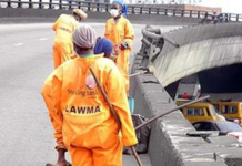 LASTMA Rescues LAWMA Worker Struck by Speeding Truck in Lagos Bridge