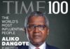 Dangote Named Among TIME100 Most Influential People 2026