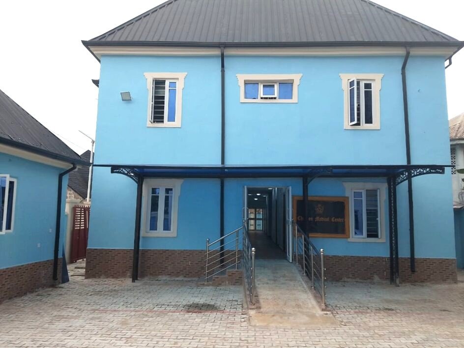 Facility Entrance with Ramp