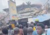 Four Dead, 20 Rescued as Three-Storey Building Collapses in Lagos
