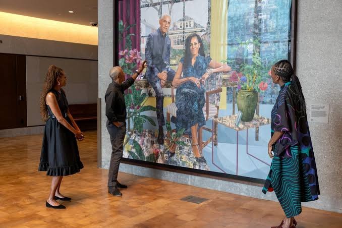 Obama Presidential Center Unveils Official Portrait of Barack and ...