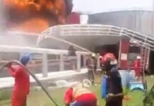 Panic as Fire Engulfs Bono Tank Farm in Apapa Lagos