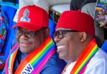 Fubara Bows to Wike at Rainbow Coalition, Calls Him ‘Leader’